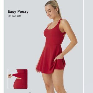 Halara Backless Twisted Active Dress Easy Peezy